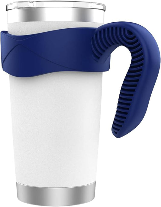 Tumbler Handle Fits for 20 OZ YETI, OZARK TRAIL, Rambler Tumbler(Navy Blue,Handle Only,Cup Not Include)